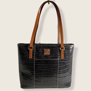 Dooney and Bourke Black Lexington Large Tote